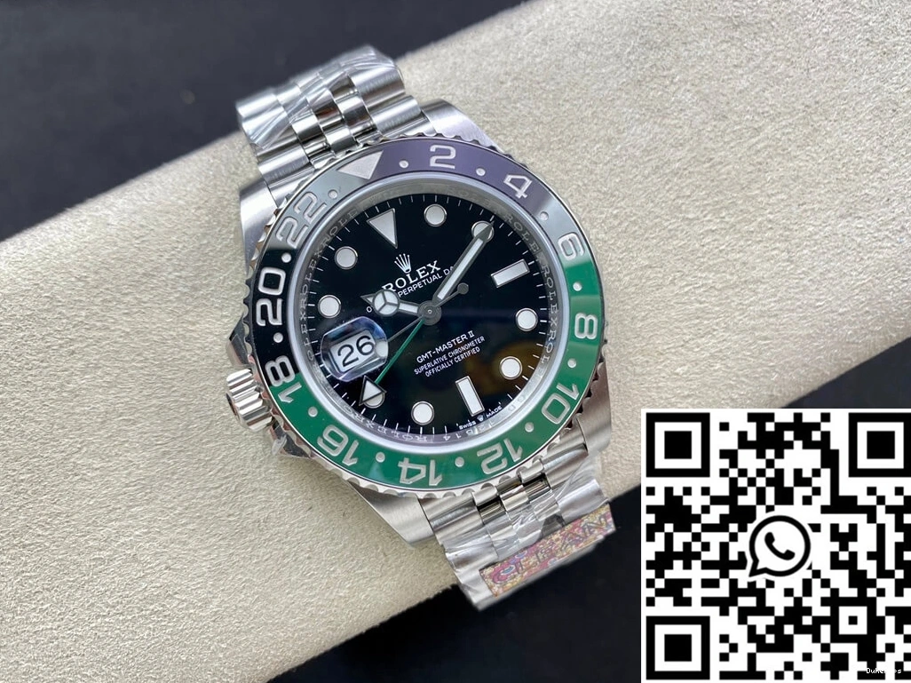 M126720vtnr-0002 Rolex II Black Dial Factory Master GMT Clean 0927